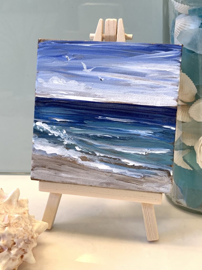 5 Day Mini-Canvas, Big Ocean Series Challenge!