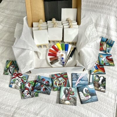 Diy Mini Canvas Painting Kit 1 Box – Itsy Bitsy
